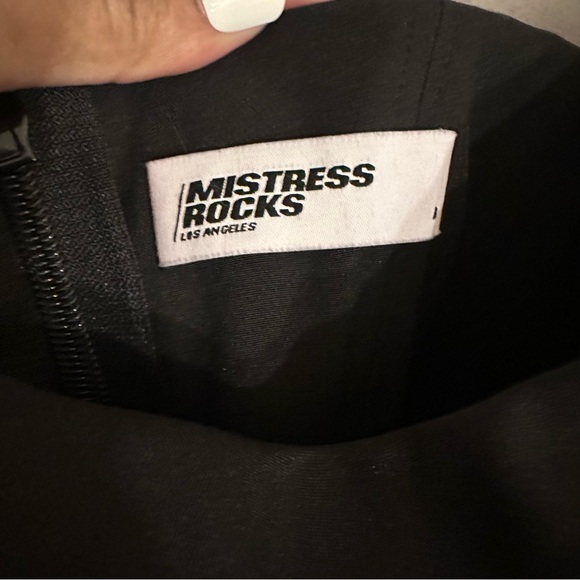 Mistress Rocks 'HONEY' Black Bardot Corset Dress - Picture 11 of 13